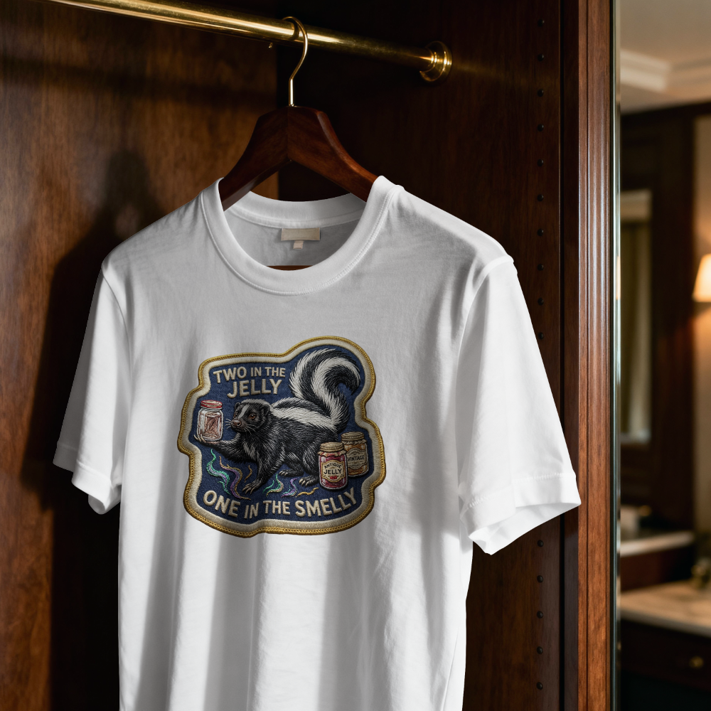 "Two in the Jelly, One in the Smelly" Vintage Graphic T-Shirt