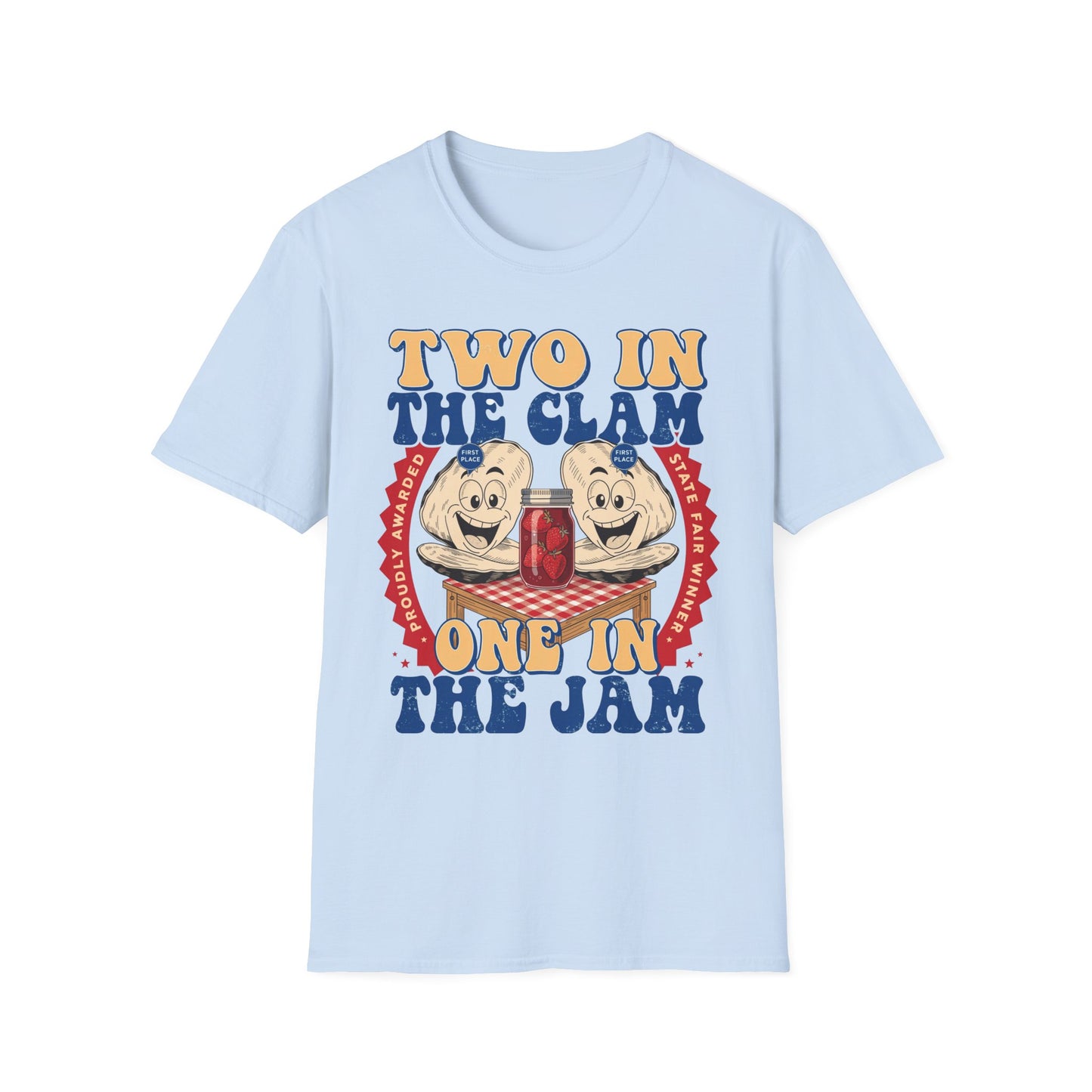 "Two in the clam One in the (jam)" - Vintage Graphic Tee