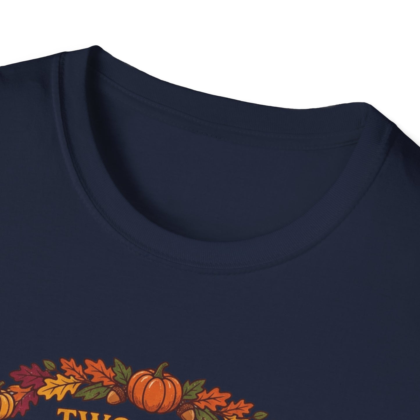 Thanksgiving T-Shirt "Two in the Muffin, One in the Stuffin'" — Cute Pilgrim Turkey Fall Graphic Tee