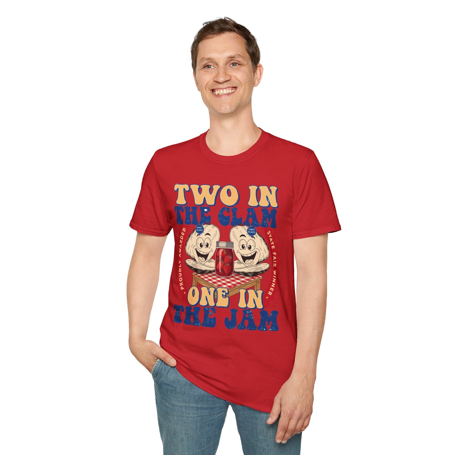 "Two in the clam One in the (jam)" - Vintage Graphic Tee