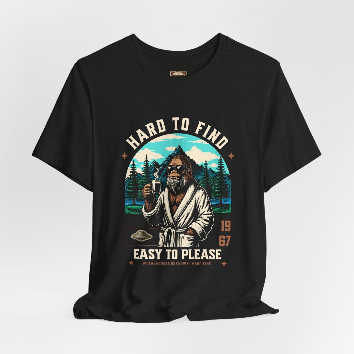Hard to Find, Easy to Please Tee — Vintage Sasquatch Mountain T-Shirt