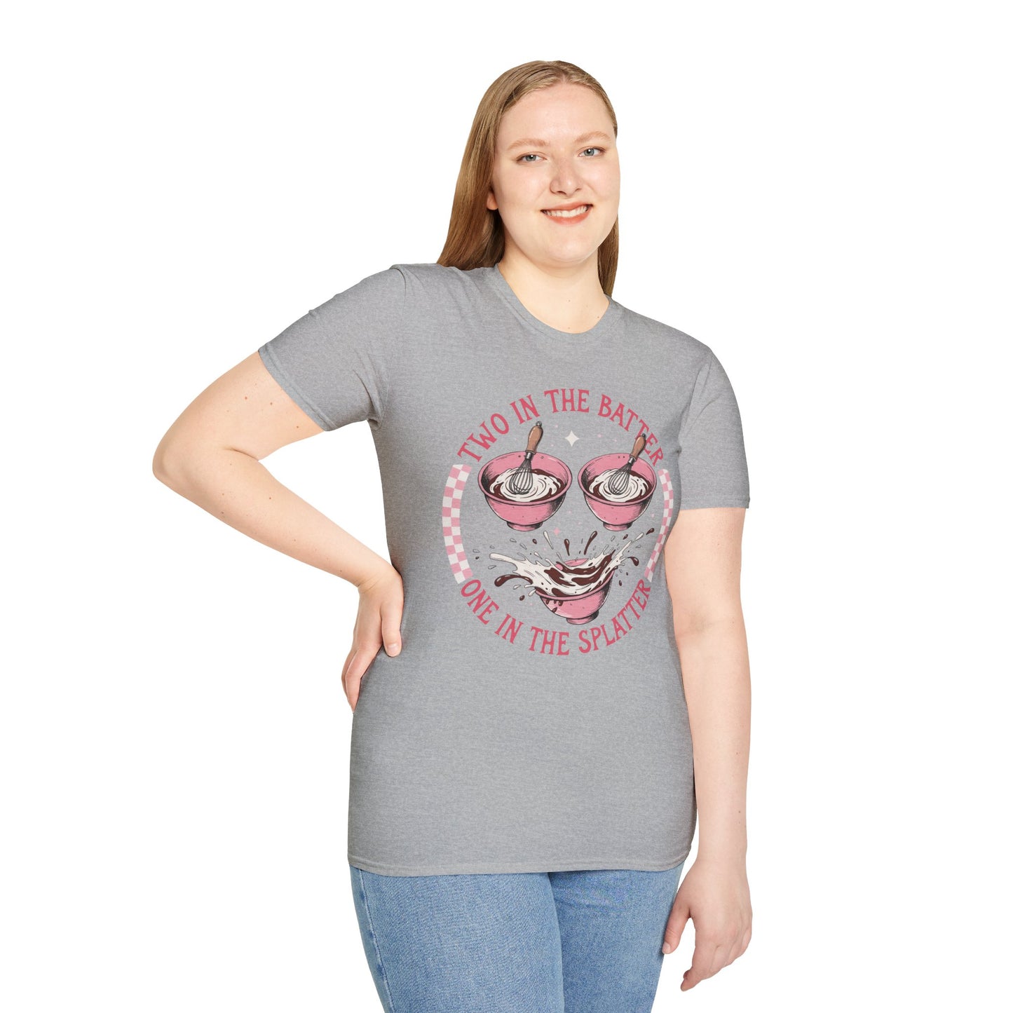 "Two in the Batter, One in the Splatter" Graphic Tee