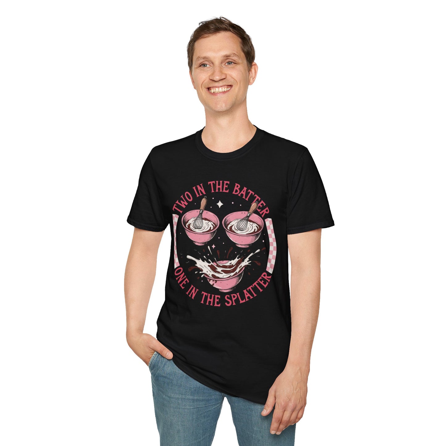 "Two in the Batter, One in the Splatter" Graphic Tee