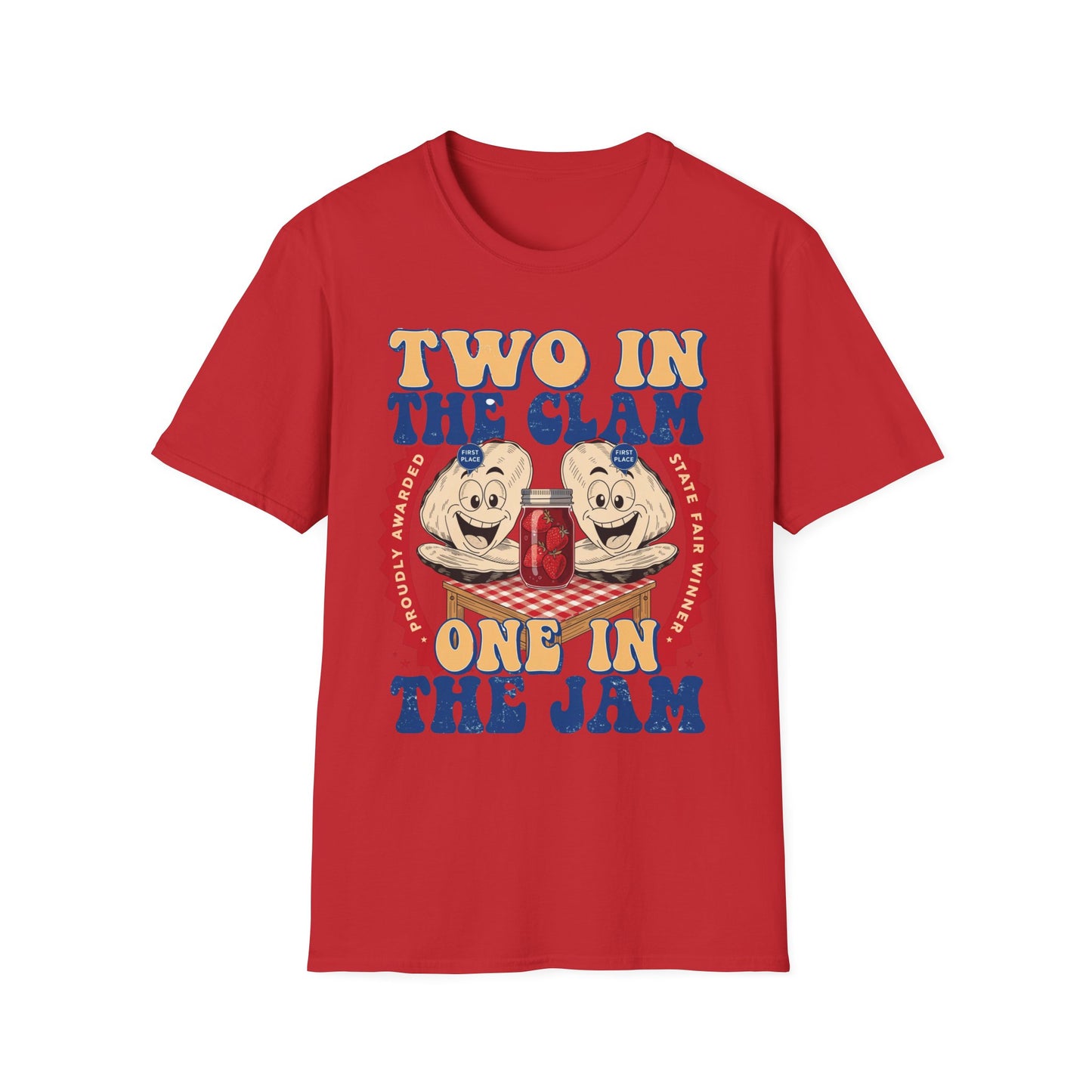 "Two in the clam One in the (jam)" - Vintage Graphic Tee