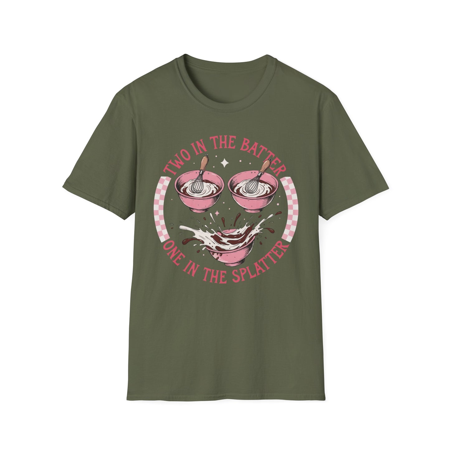 "Two in the Batter, One in the Splatter" Graphic Tee