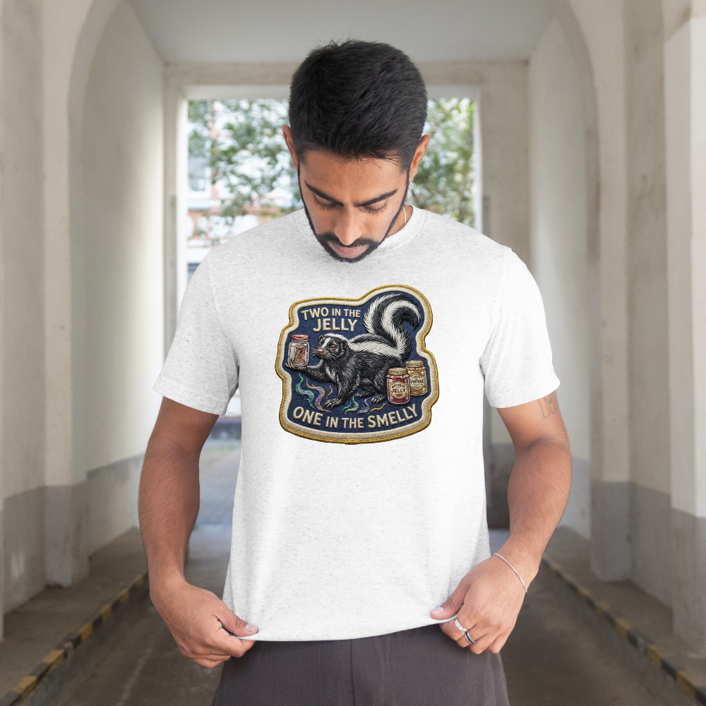 "Two in the Jelly, One in the Smelly" Vintage Graphic T-Shirt