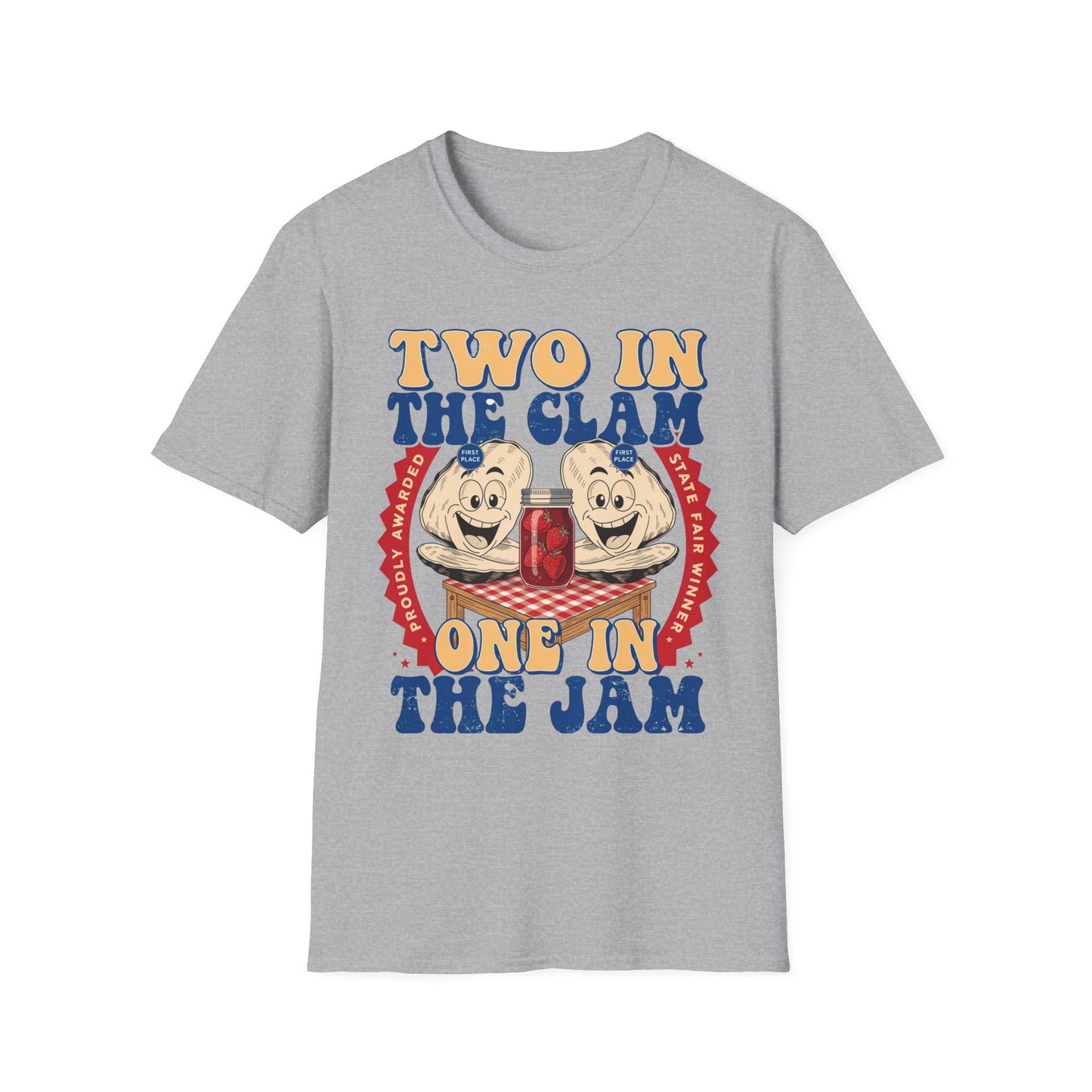 "Two in the clam One in the (jam)" - Vintage Graphic Tee