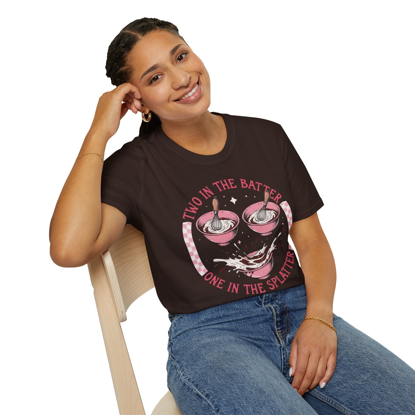 "Two in the Batter, One in the Splatter" Graphic Tee