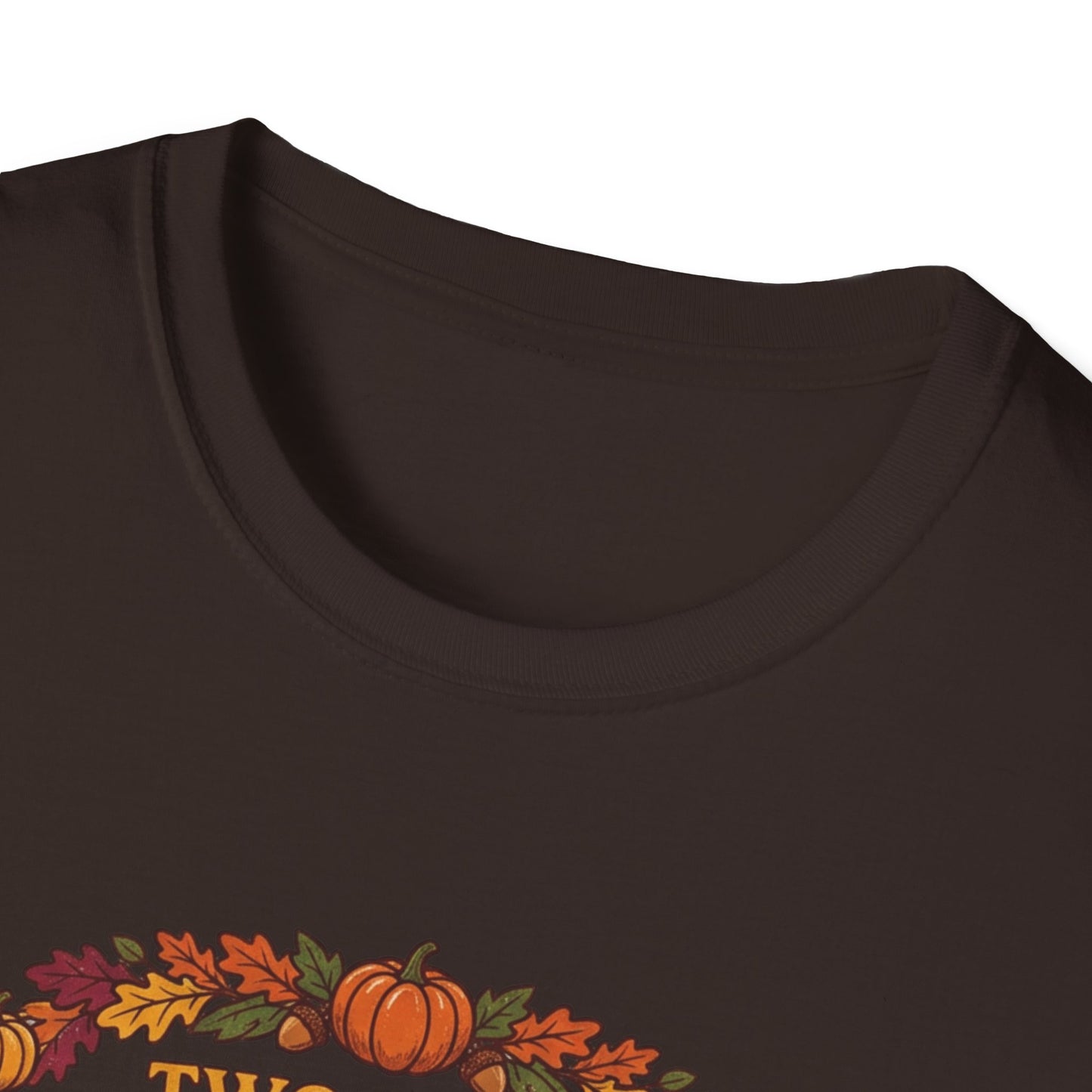 Thanksgiving T-Shirt "Two in the Muffin, One in the Stuffin'" — Cute Pilgrim Turkey Fall Graphic Tee