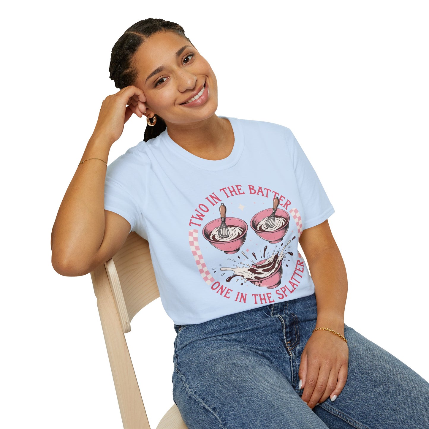 "Two in the Batter, One in the Splatter" Graphic Tee