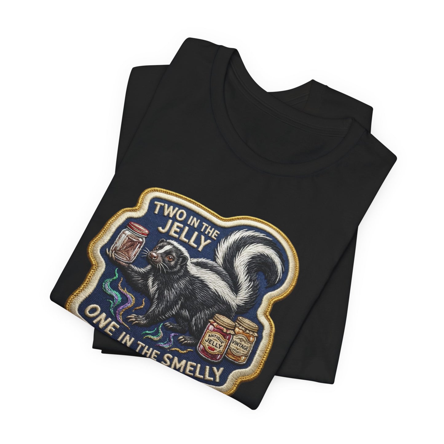 "Two in the Jelly, One in the Smelly" Vintage Graphic T-Shirt