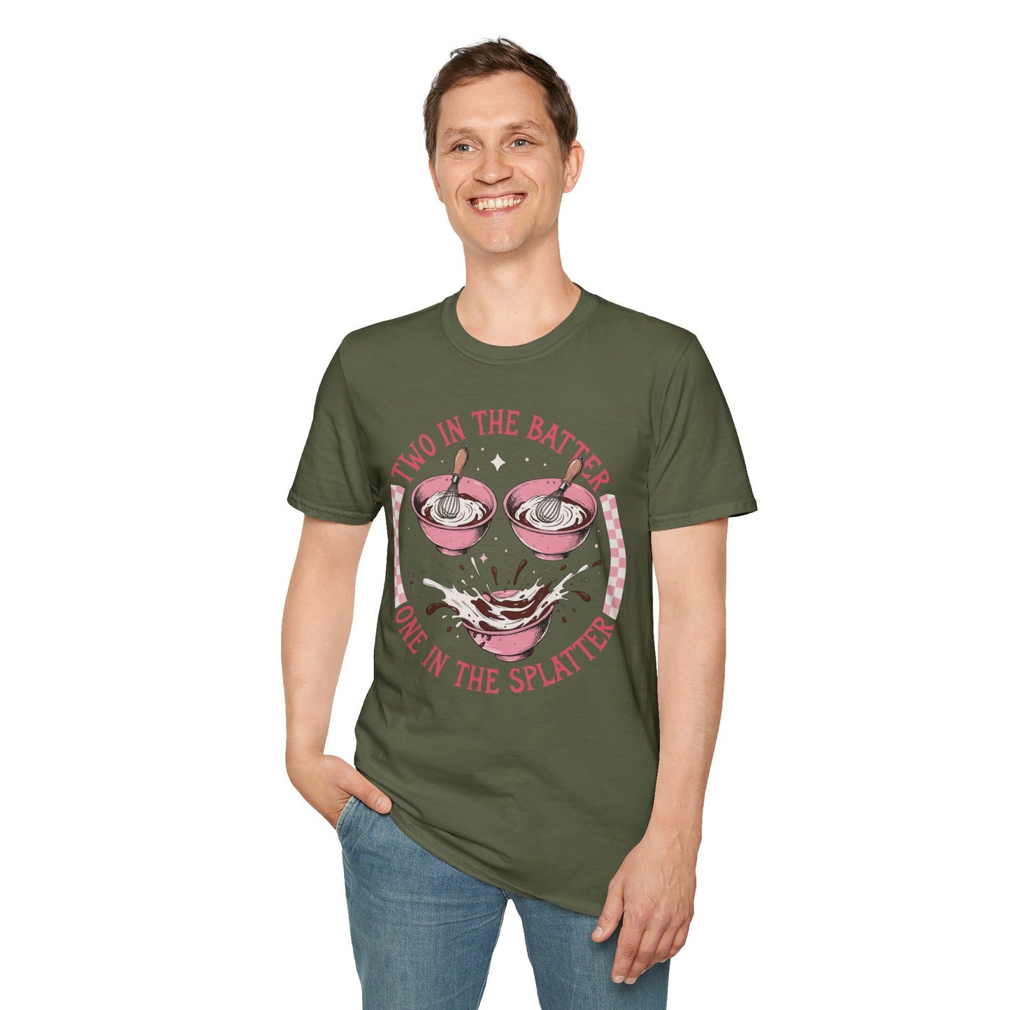 "Two in the Batter, One in the Splatter" Graphic Tee