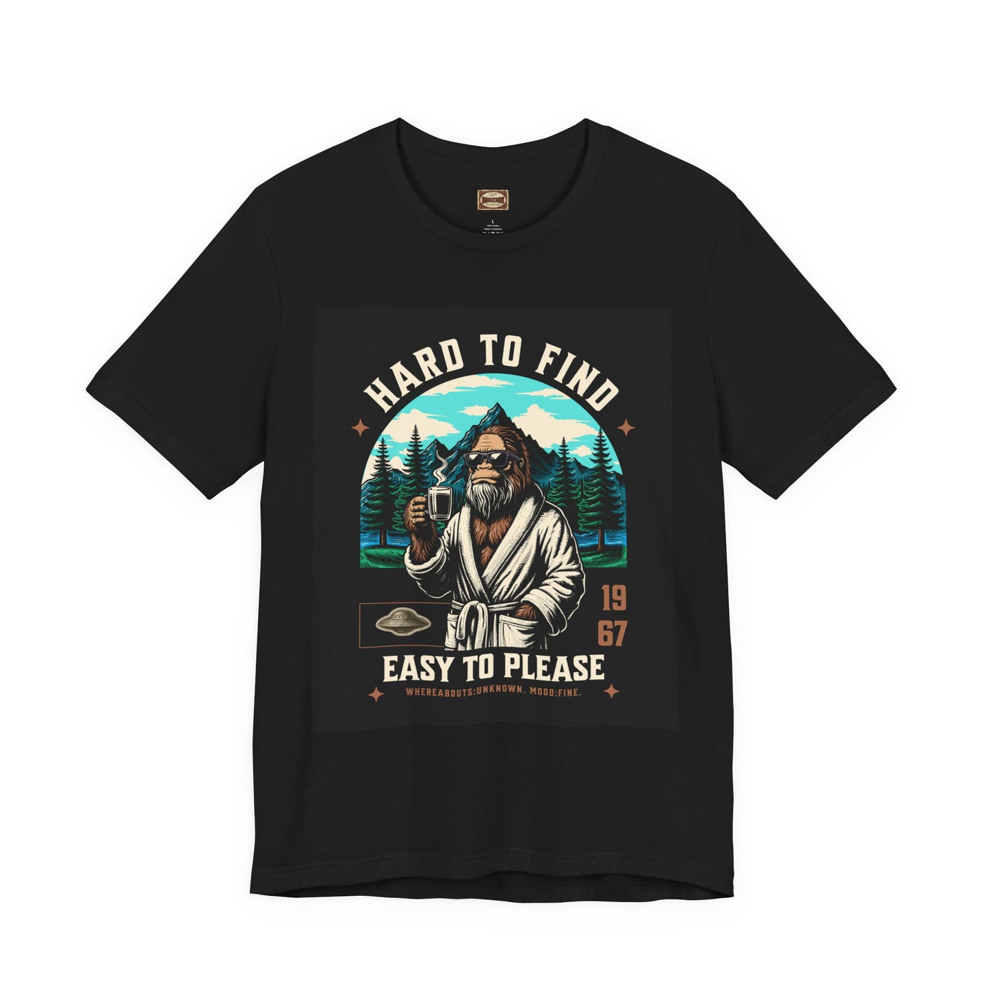 Hard to Find, Easy to Please Tee — Vintage Sasquatch Mountain T-Shirt
