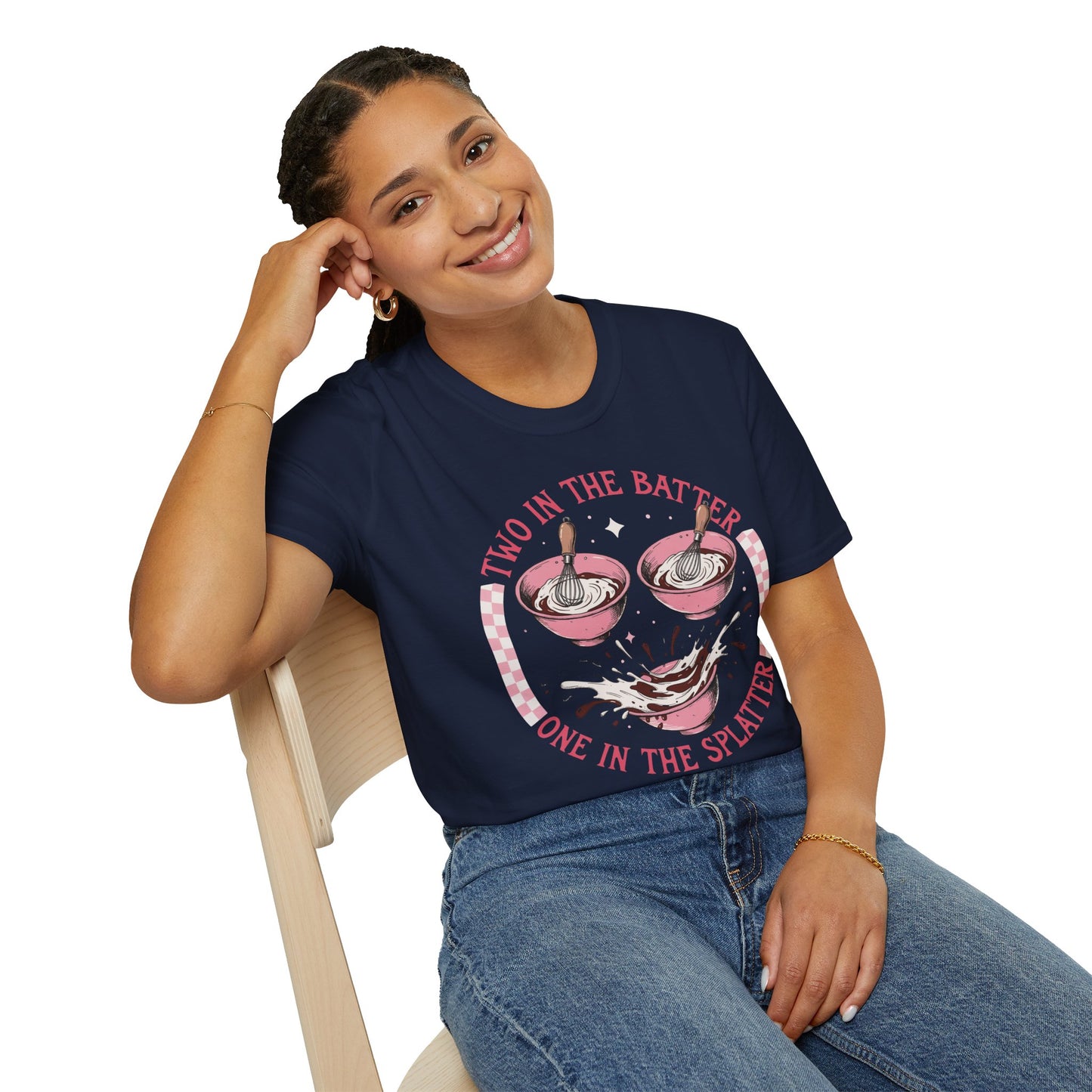 "Two in the Batter, One in the Splatter" Graphic Tee