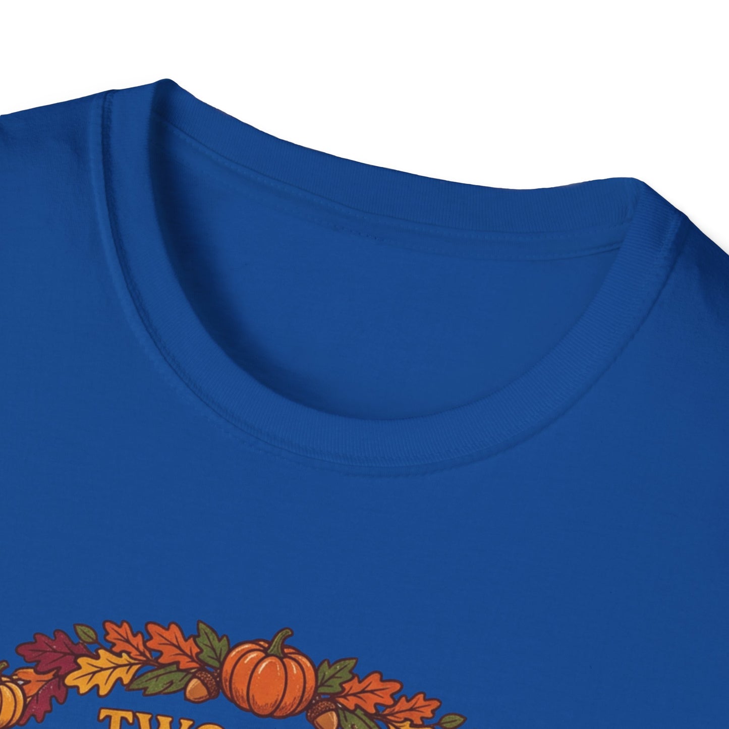 Thanksgiving T-Shirt "Two in the Muffin, One in the Stuffin'" — Cute Pilgrim Turkey Fall Graphic Tee