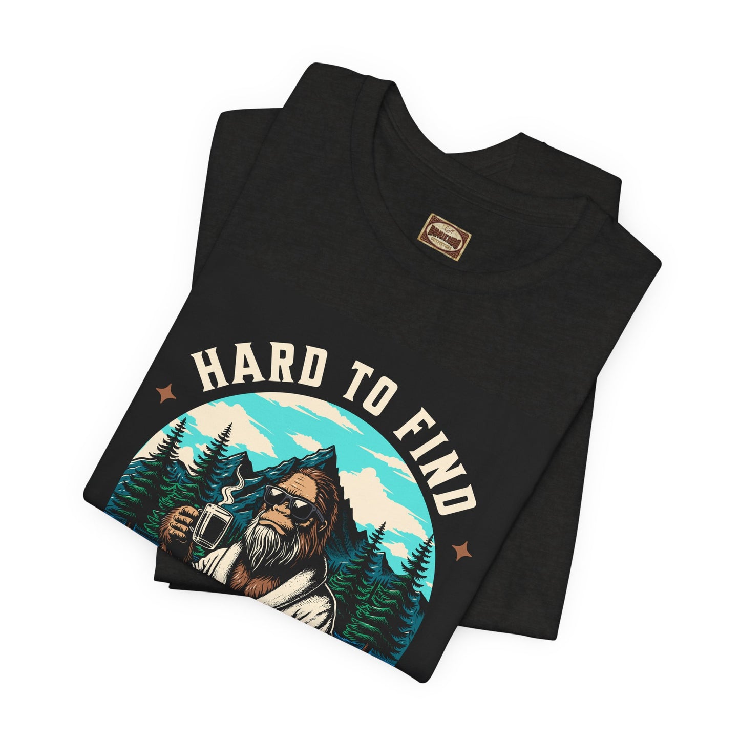 Hard to Find, Easy to Please Tee — Vintage Sasquatch Mountain T-Shirt