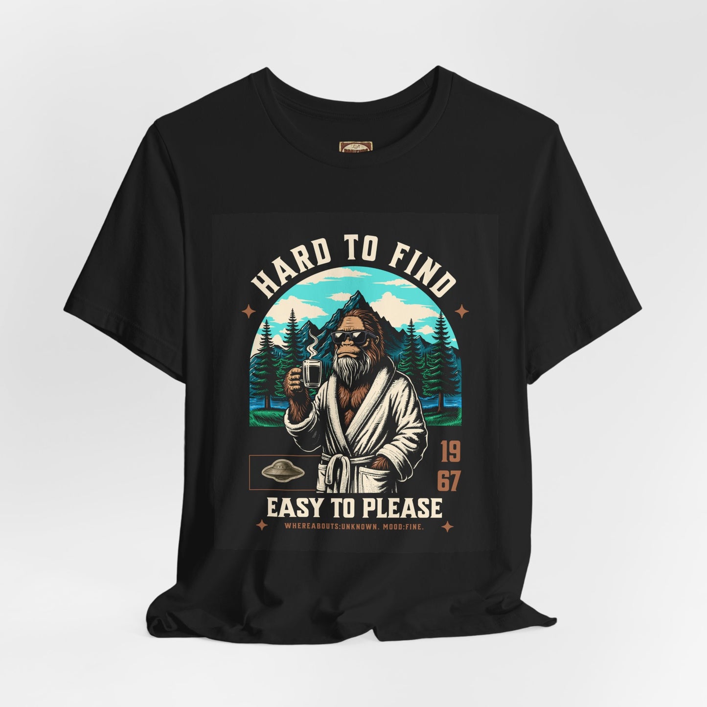 Hard to Find, Easy to Please Tee — Vintage Sasquatch Mountain T-Shirt