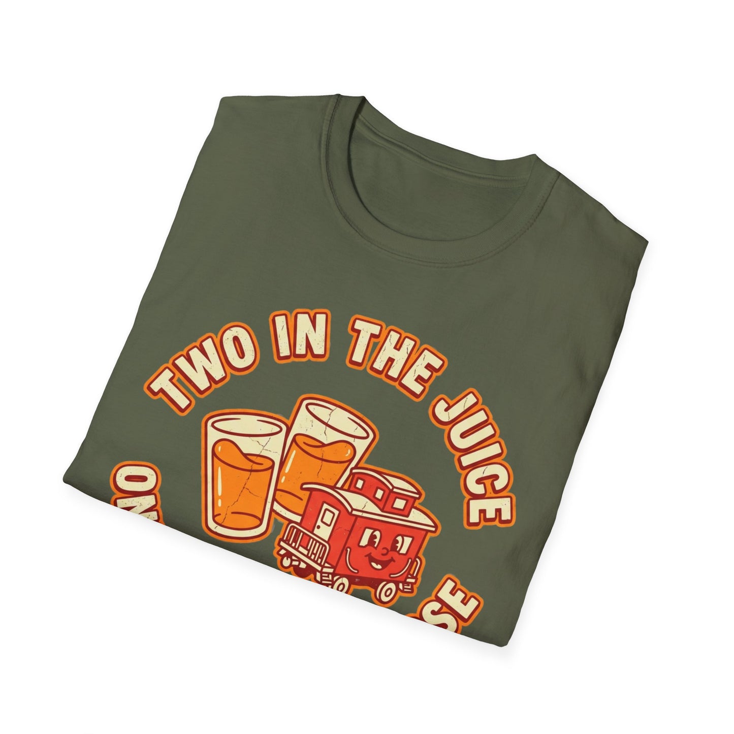 "Two in the Juice, One in the Caboose" Graphic T-Shirt