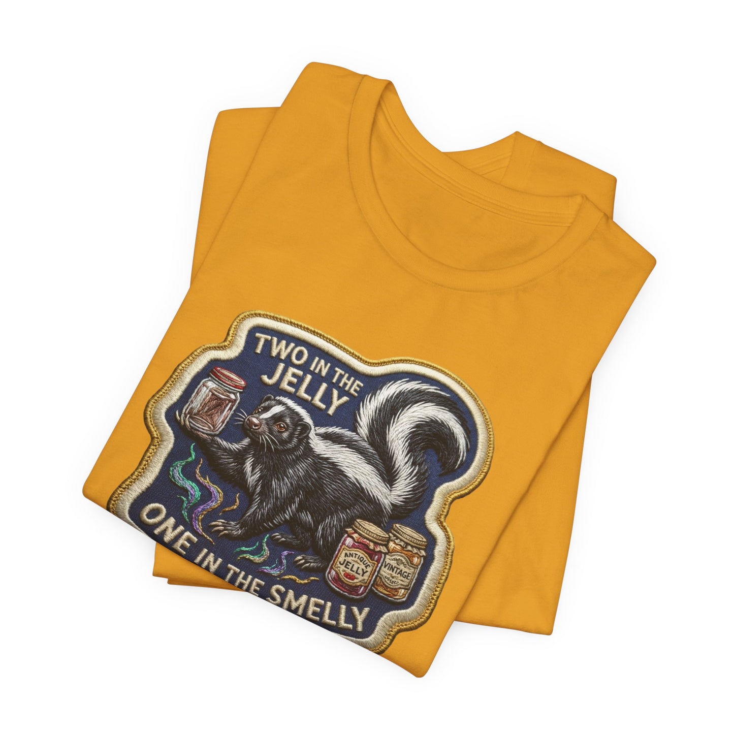 "Two in the Jelly, One in the Smelly" Vintage Graphic T-Shirt