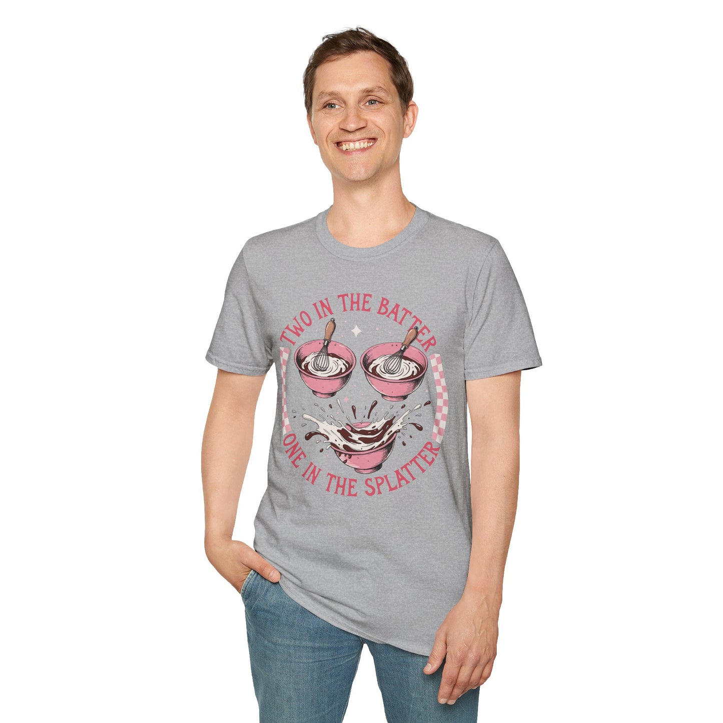 "Two in the Batter, One in the Splatter" Graphic Tee