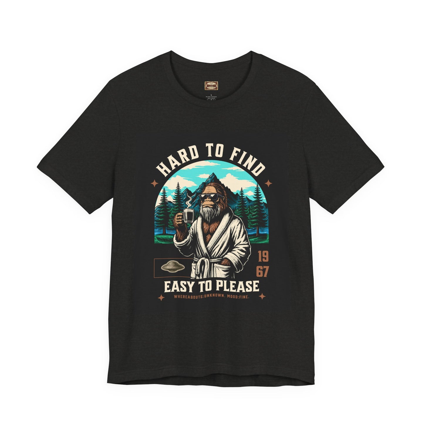 Hard to Find, Easy to Please Tee — Vintage Sasquatch Mountain T-Shirt
