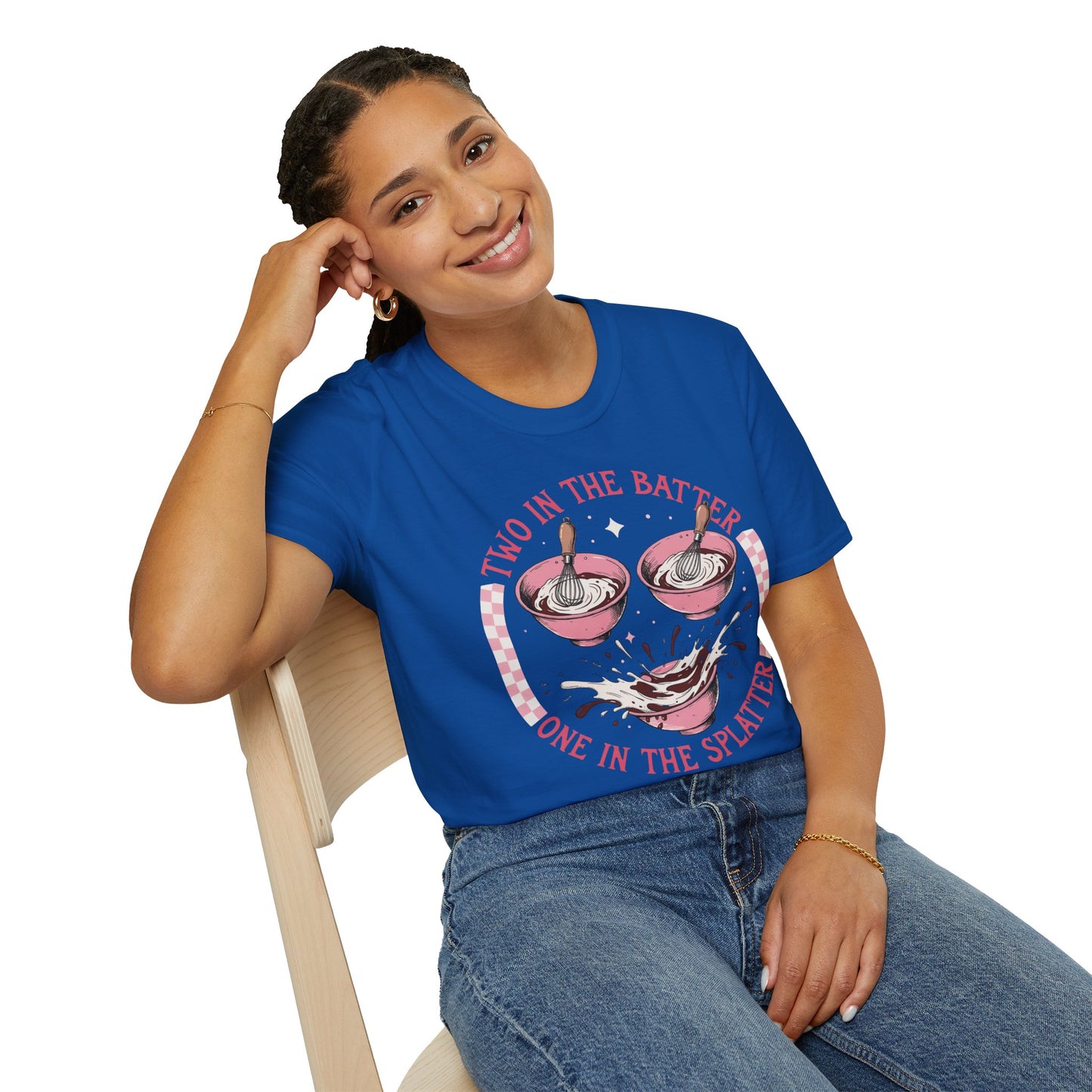 "Two in the Batter, One in the Splatter" Graphic Tee